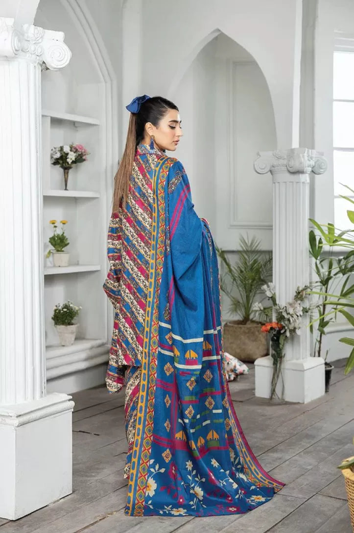 Johra Raiza 3 Piece Stitched Suit - 06