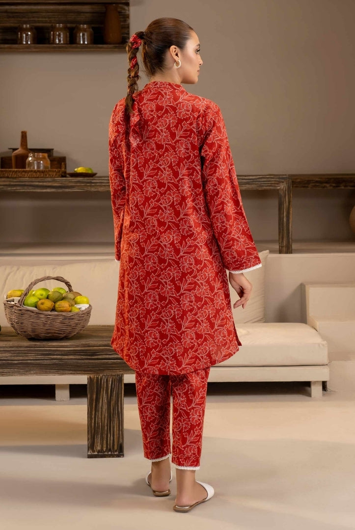 1 Pc Stitched Printed Khaddar Shirt By Limelight Winter Collection - 26