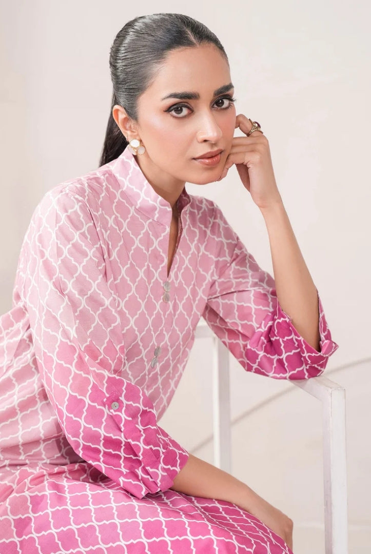 2 Pc Stitched Printed Lawn Suit By Limelight Summer Collection - 26