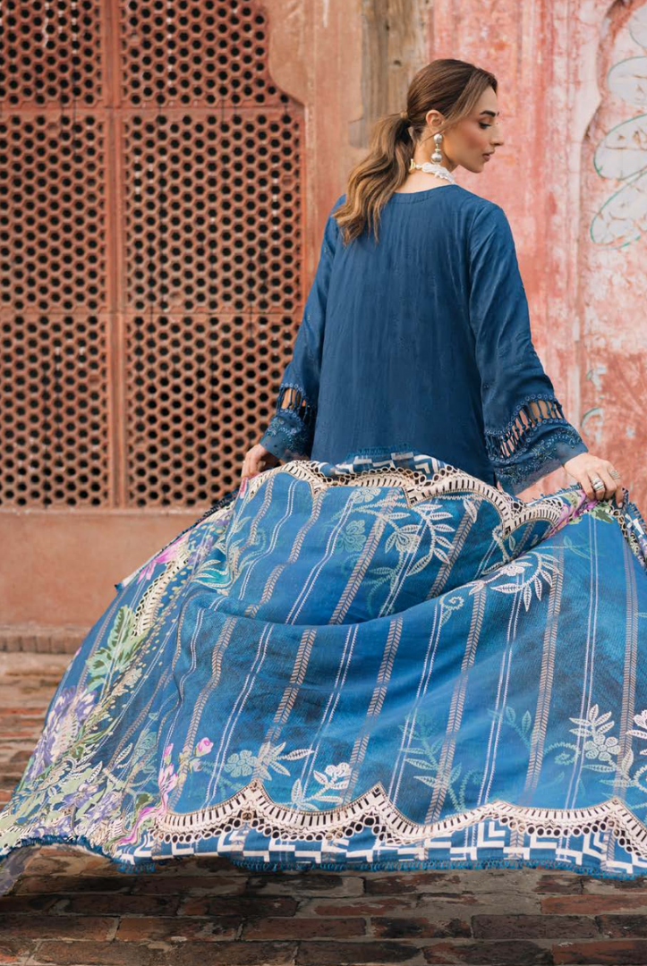 3 Piece Stitched Maya by Nureh Embroidered Self Linen Jacquard NU25MYA - NW-102