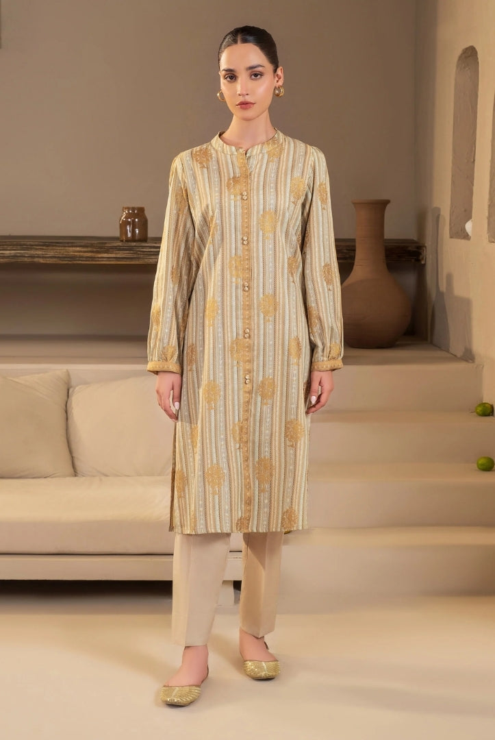 1 Pc Stitched Printed Khaddar Shirt By Limelight Winter Collection - 27