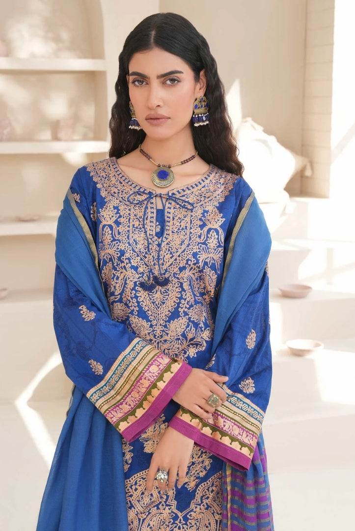 3 Pc Stitched Printed Lawn Suit By Limelight Summer Collection - 27