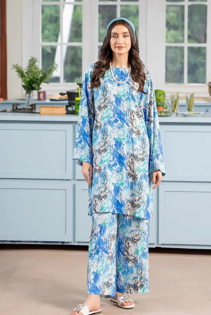 2 Piece Stitched Linen Suit From Manan By Binaas - 11