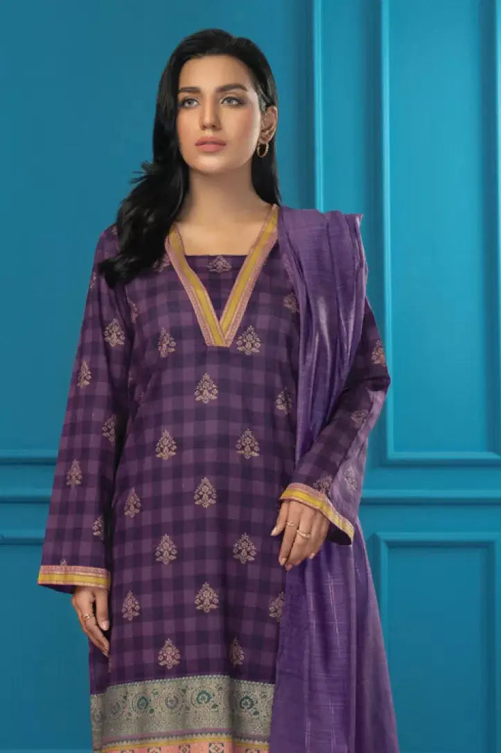 2 Piece Stitched Printed Lawn Suit By Limelight - 06