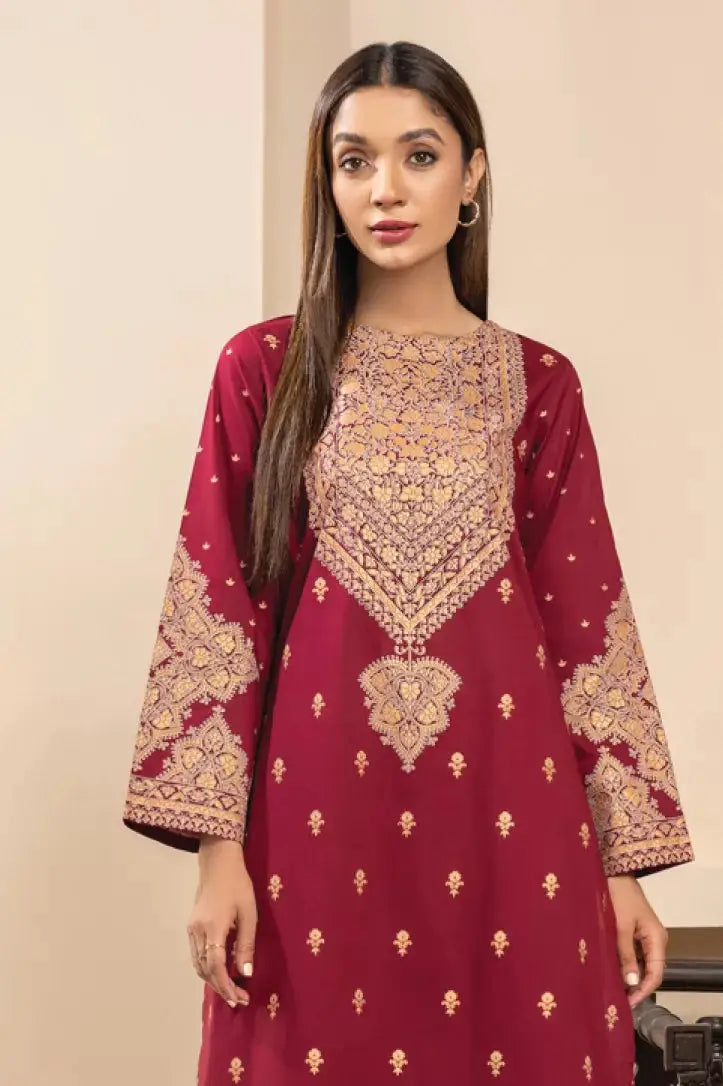 2 Piece Stitched Printed Lawn Suit By Limelight - 15