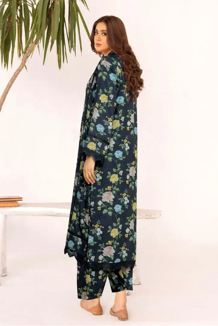 2 Piece Stitched Printed Winter Suits Collection From Inaaya By Johra - 03