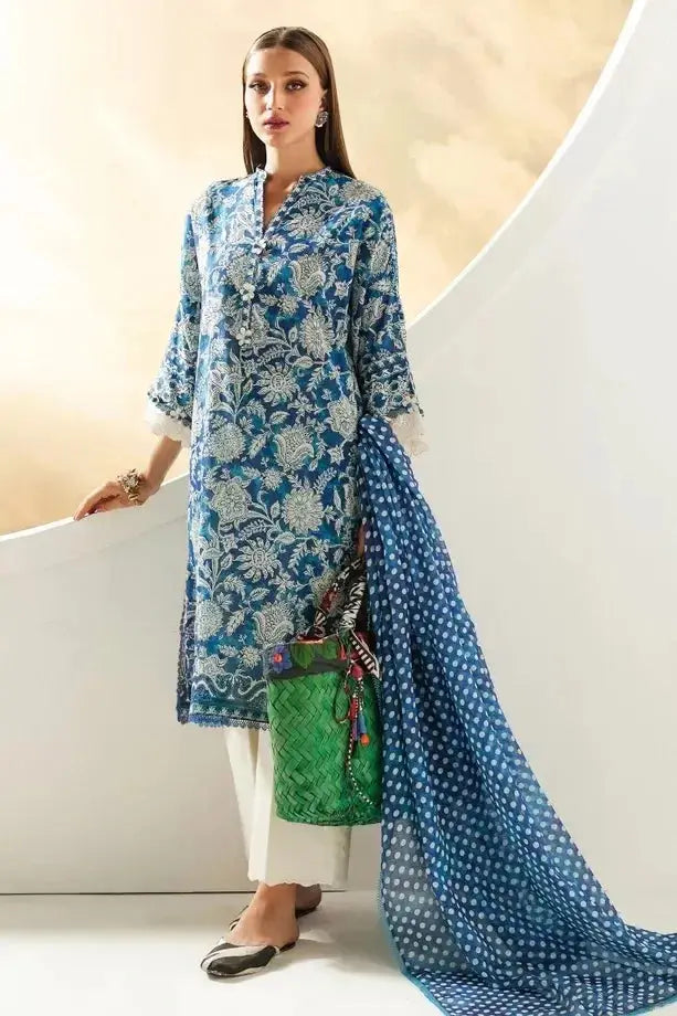 2 Piece Stitched Suit By Sana Safinaz Mahay - 21