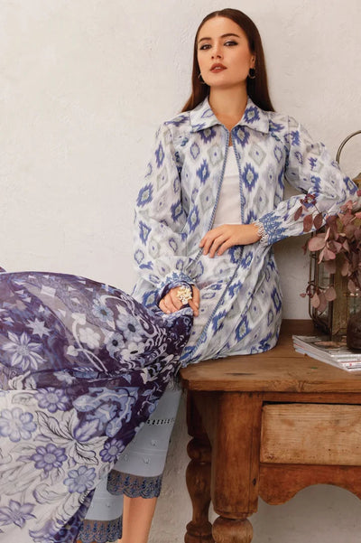 3 Piece Stitched Suit By M.Basics - 15