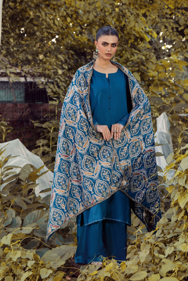 3 Piece Stitched DHANAK READY TO WEAR BY ADAN'S LIBAS - 7690