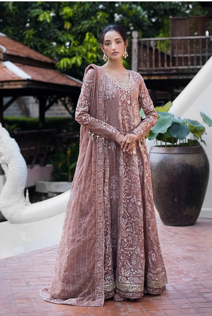 Roohi By Mushq 4 Piece Stitched Embroidered Organza Suit - VANIYA