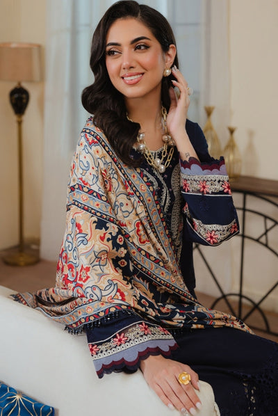3 Pc Stitched Embroidered Khaddar Winter Collection'24 From Stella By Mahnur - MASHAAL
