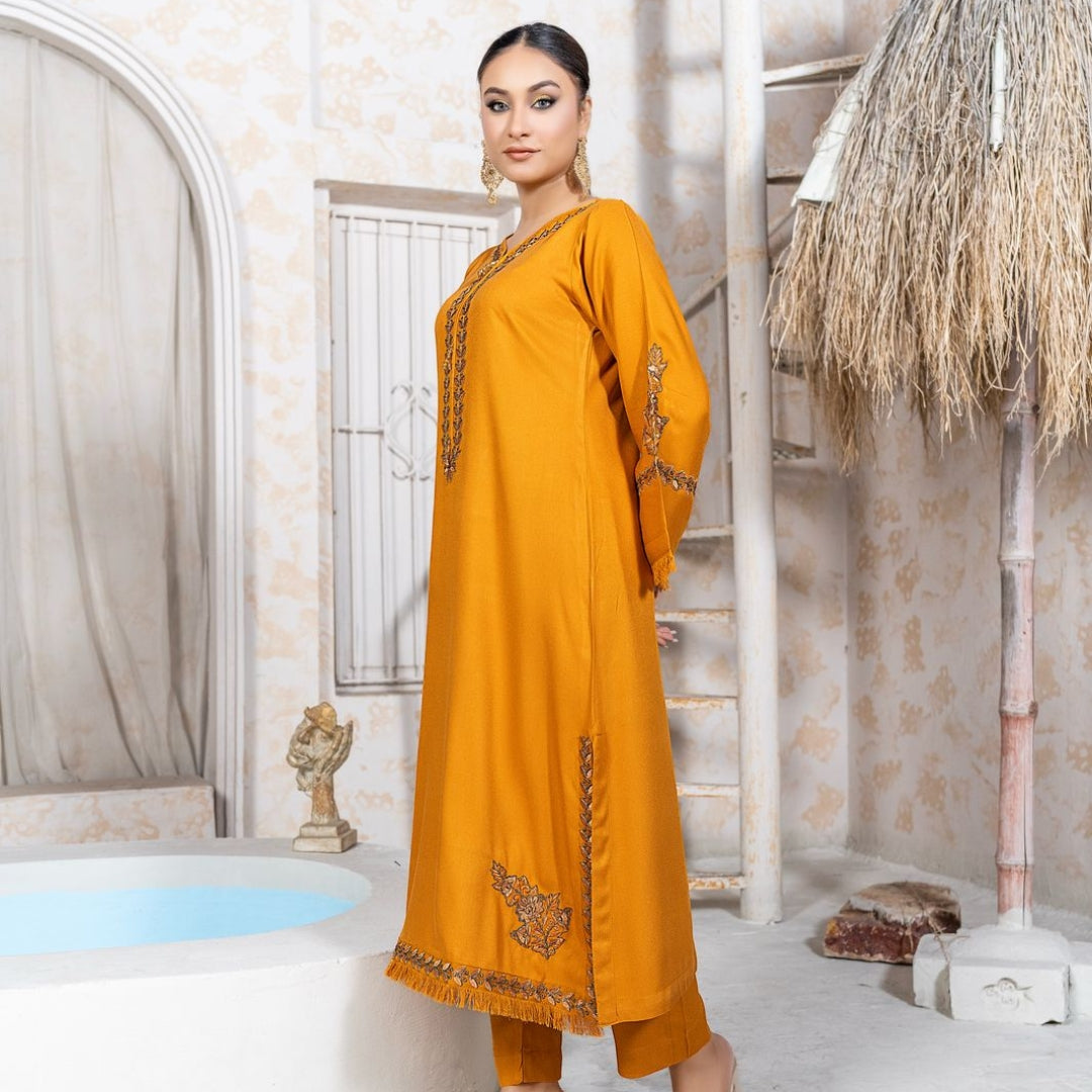 2 Piece Stitched Luxury Embroidered Suits Collection From Iqra By Anarkali - 03