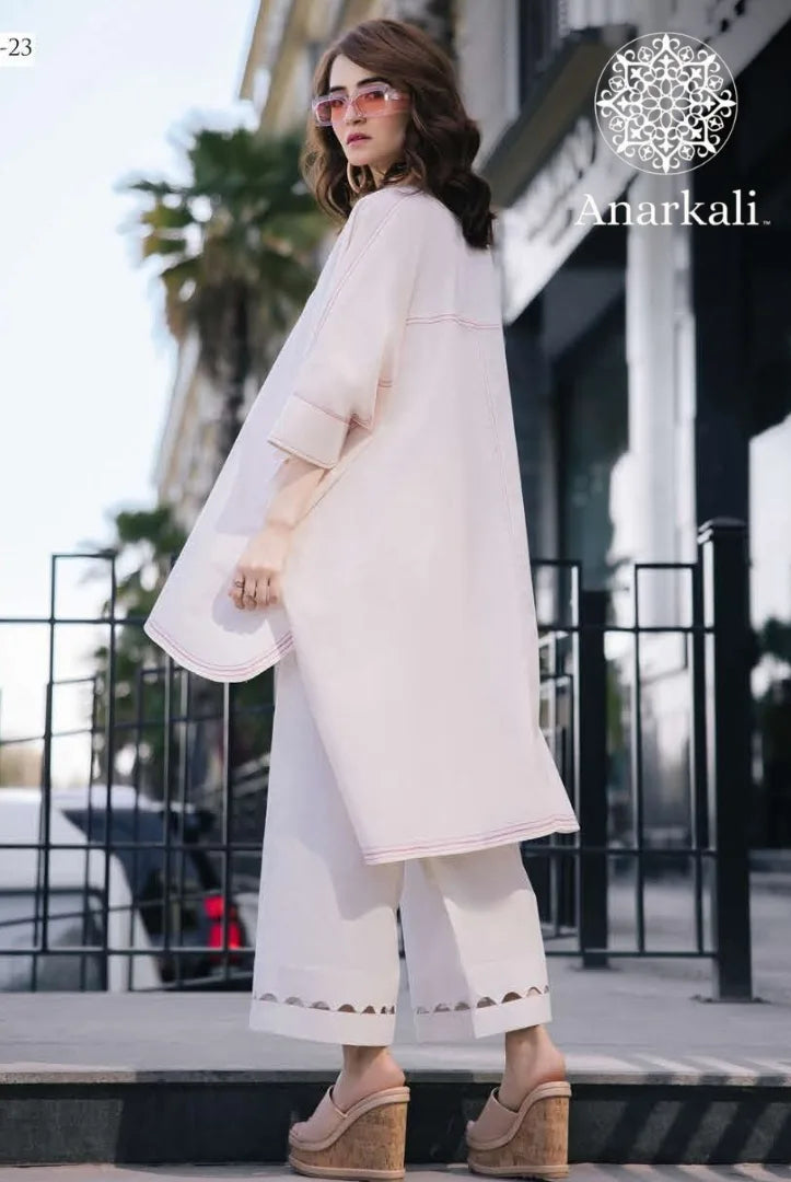 Essential Pret Collection 1Piece Stitched Shirt(Pink)