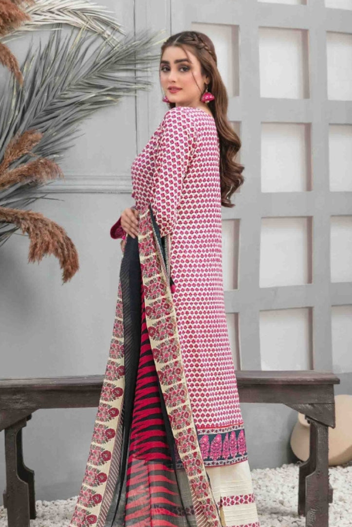 3Piece Stitched Suit By Tawakkal Devina - 03