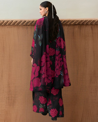 3 Piece Stitched Digital Printed Lawn Basics Rawsilk From AFSANAH AR-103