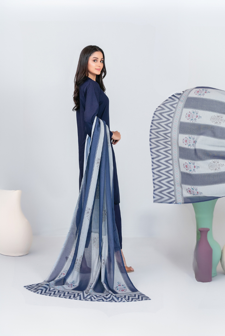 3 Piece Stitched FANCY SHAWL DIGITAL PRINT Asmera Collection'25 By Tawakkal D-5735