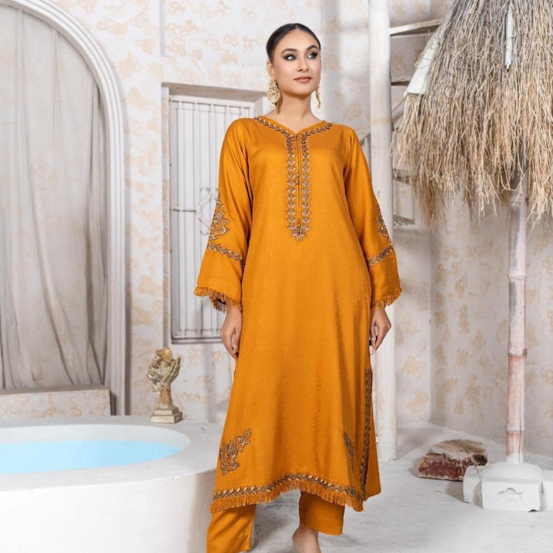 2 Piece Stitched Luxury Embroidered Suits Collection From Iqra By Anarkali - 03