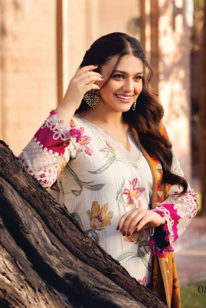 3 Piece Stitched Luxury Winter Suits Collection'24 By Manara - PHULKARI