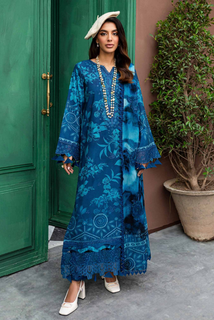 3 Piece Stitched Embroidered Suits From Gardenia By Nureh - 03