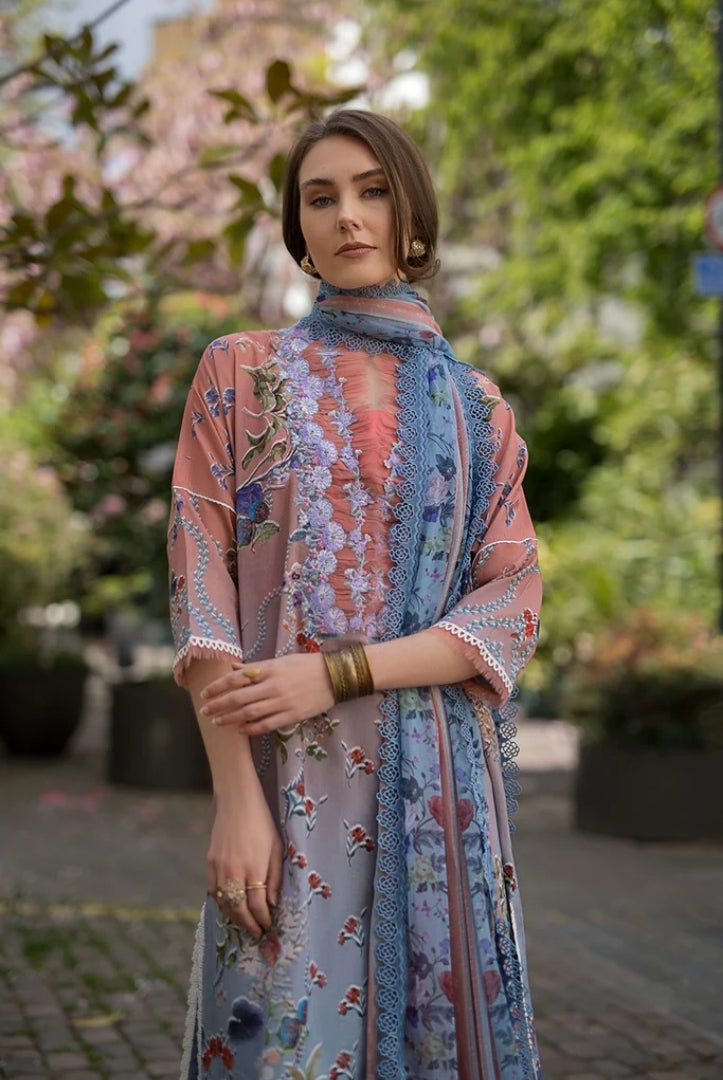 3 Piece Stitched Embroidered Printed Lawn Suit From Sobia Nazir Basics'25 Collection - 03