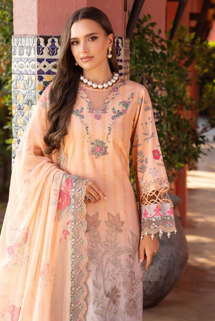 3 Piece Stitched Embroidered Lawn Suit From Charizma Sunshine Vol 1 Collection - 03