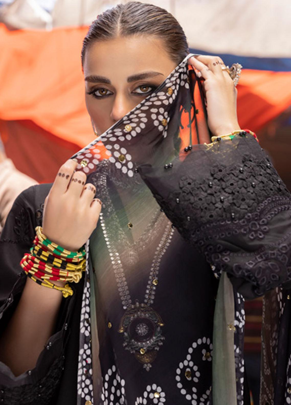 Nureh Bazaar 3 Piece Stitched Suit - 04