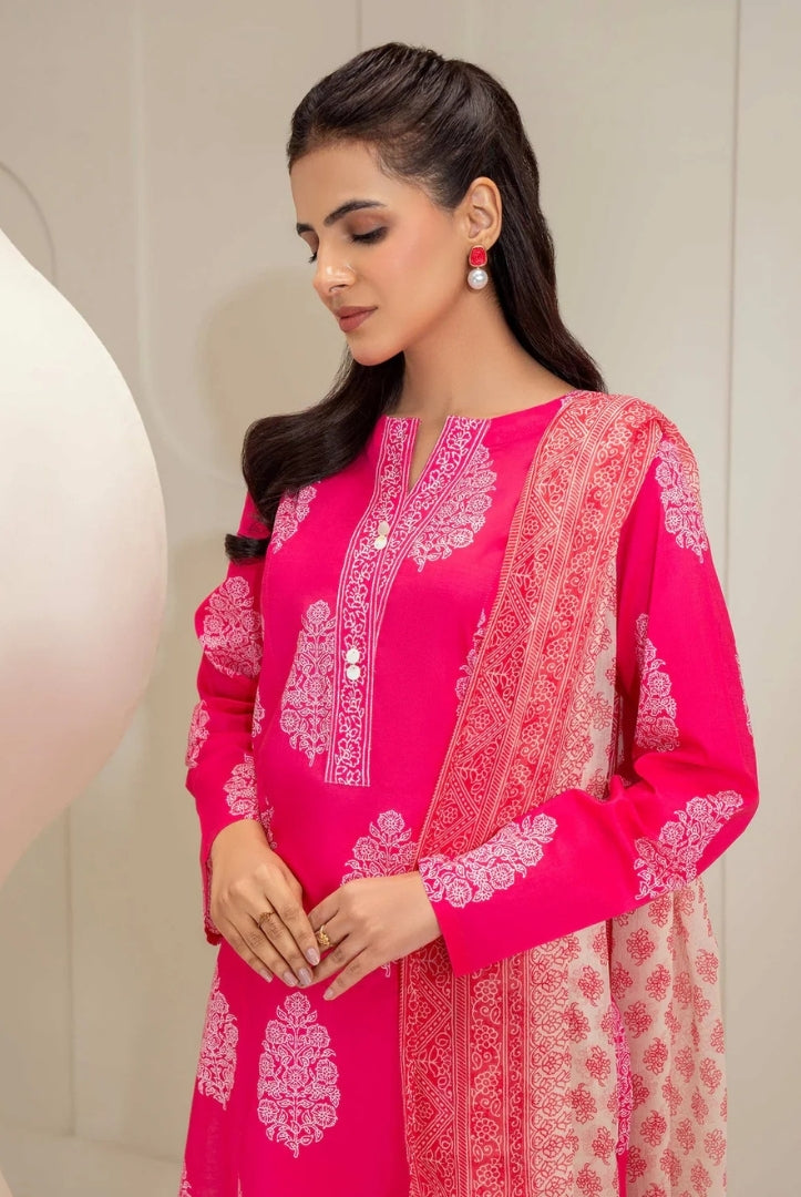 3 Pc Stitched Printed Lawn Suit By Limelight Summer Collection - 30