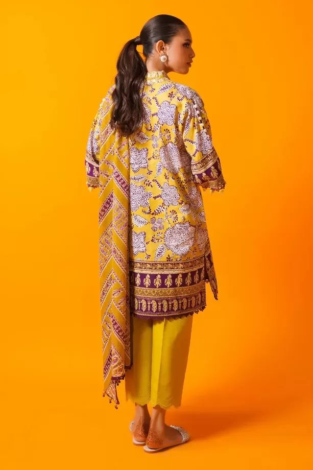 3 Piece Stitched Suit By Sana Safinaz Mahay - 15