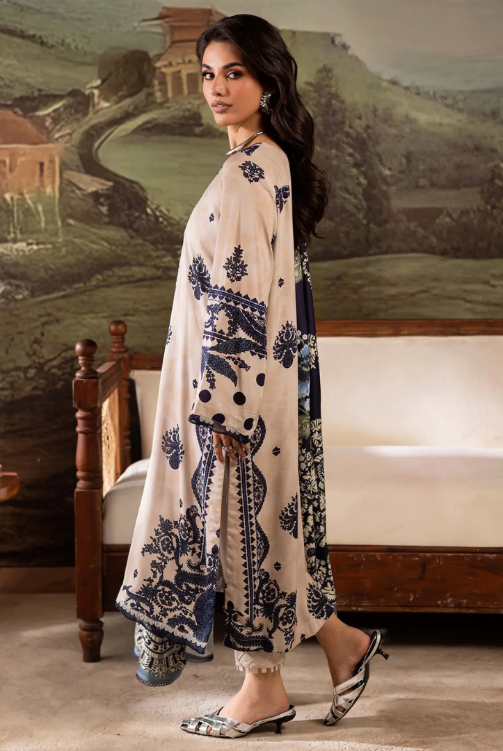 3 Piece Stitched Nureh Signature Printed Linen'25 SP-176