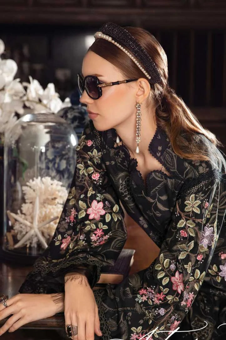 M Prints 3Piece Stitched Suit – 03