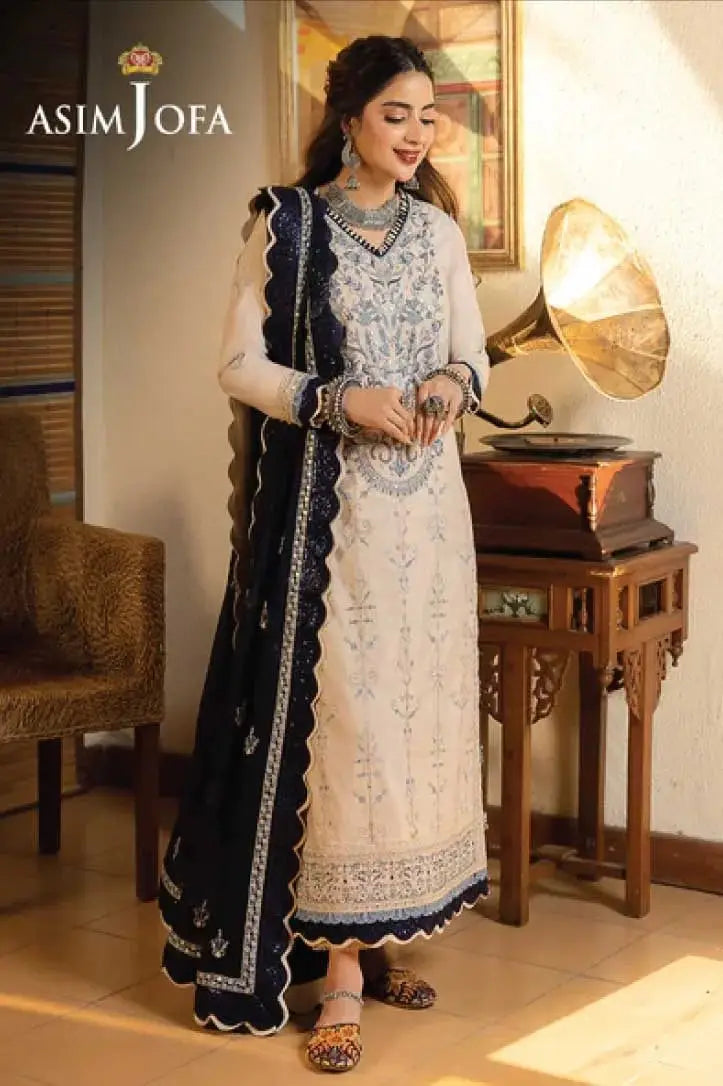 Asim Jofa Shadow Work 3Piece Stitched Suit – 18