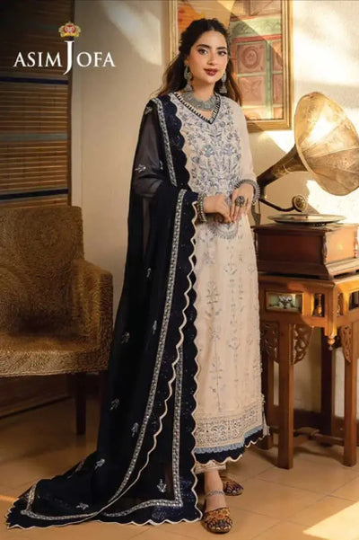 Asim Jofa Shadow Work 3Piece Stitched Suit – 18