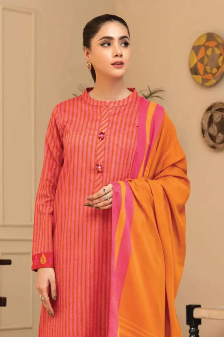 2 Piece Stitched Suit By Limelight - PINK