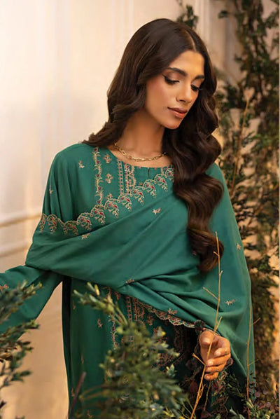 3 Pc Stitched Embroidered Khaddar Winter Collection'24 From Stella By Mahnur - AAROHI