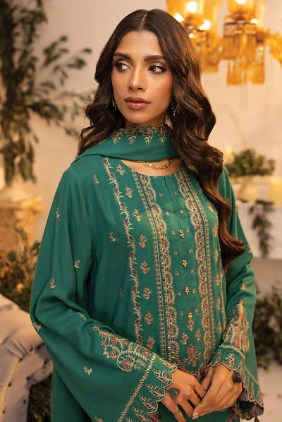 3 Pc Stitched Embroidered Winter Suits Collection By Lakhany - 06