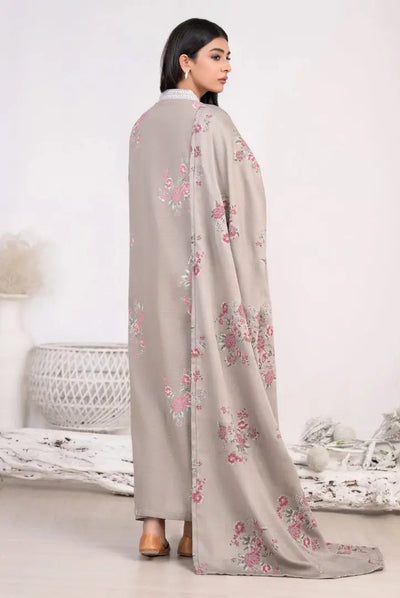 3 Pc Stitched Printed Khaddar Suit By Limelight Winter Collection - 53