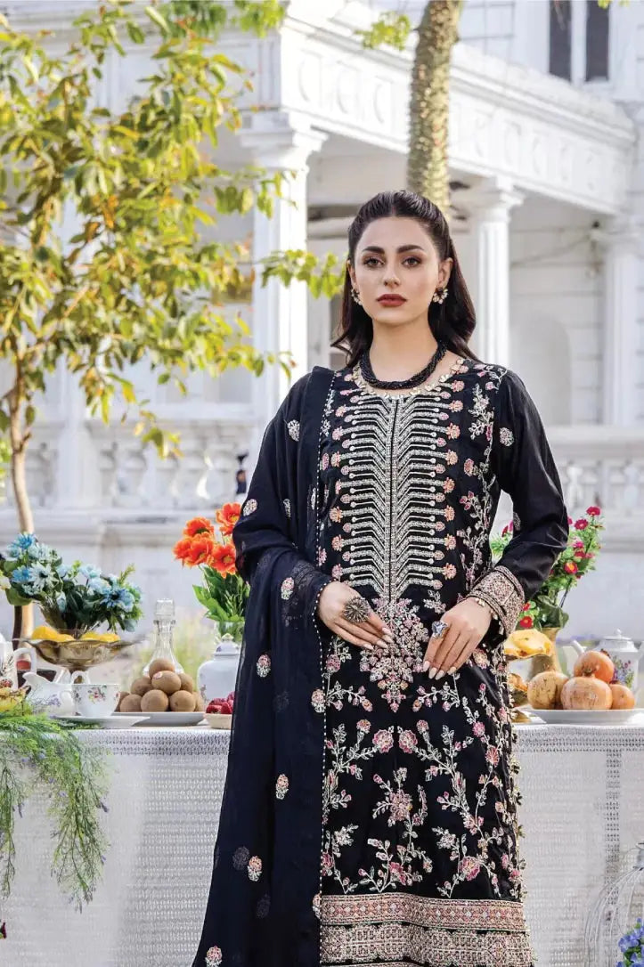 3 Piece Eshaisha Festive Lawn Embroidered Collection - 10