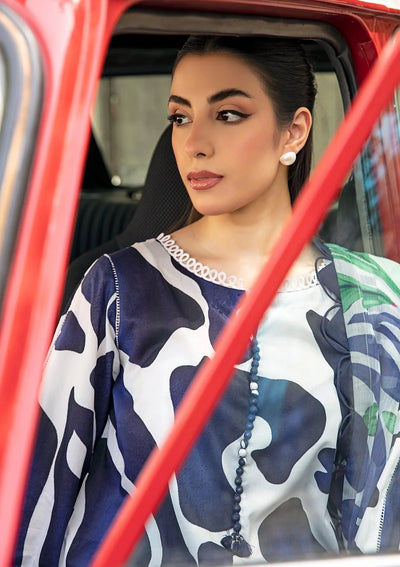 3 Piece Stitched Embroidered Lawn Suit From Maria.B By M.Basics Eid Collection'25-10