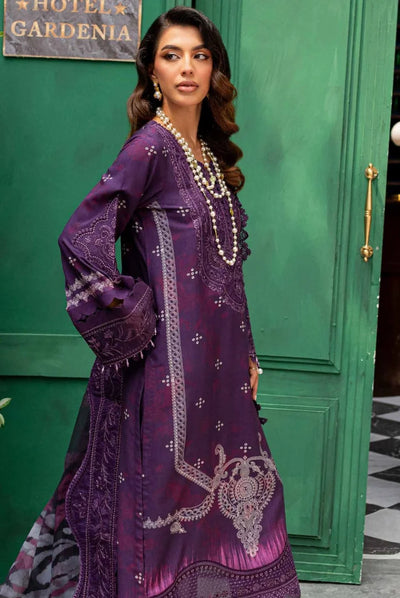 3 Piece Stitched Embroidered Suits From Gardenia By Nureh - 08