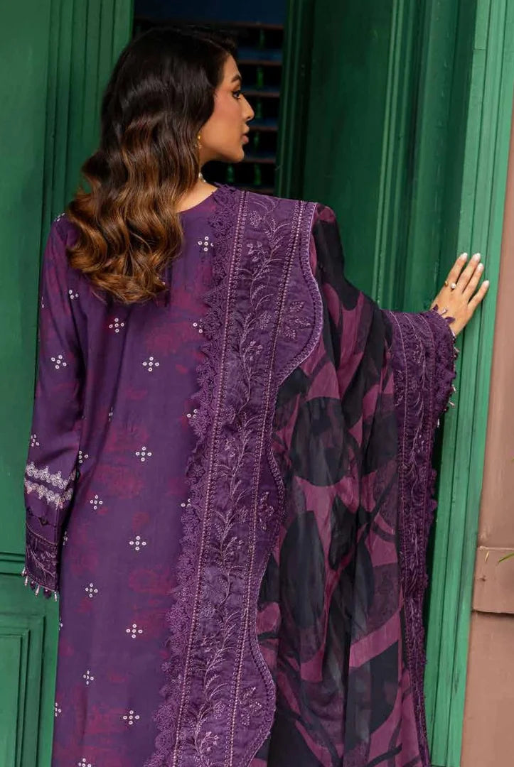 3 Piece Stitched Embroidered Suits From Gardenia By Nureh - 08