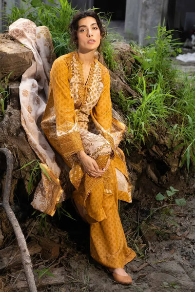 3 Piece Stitched Karandi Printed Suits Collection From Fall Edit '24 By Sobia Nazir - 01