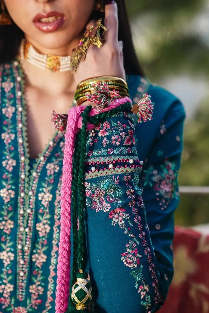 3 Piece Stitched Luxury Winter Shawl Suits Collection'24 By Hussain Rehar - JAMIL