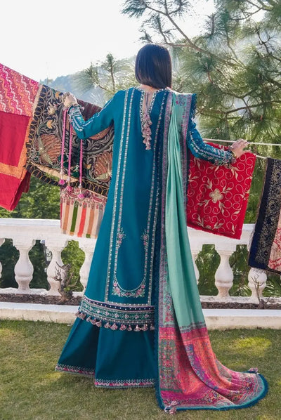 3 Piece Stitched Luxury Winter Shawl Suits Collection'24 By Hussain Rehar - JAMIL