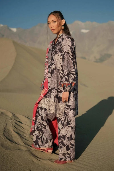 3 Piece Stitched Printed Khaddar Suit From M.Basics By Maria.B Collection - 10