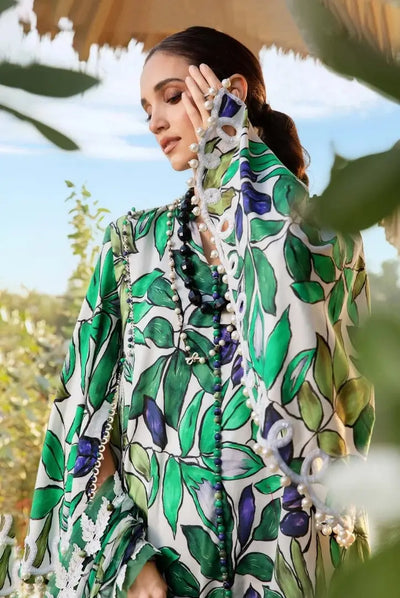 3 Piece Stitched Printed Lawn Suit From Maria.B M.Prints Spring Summer'25 Collection - 23