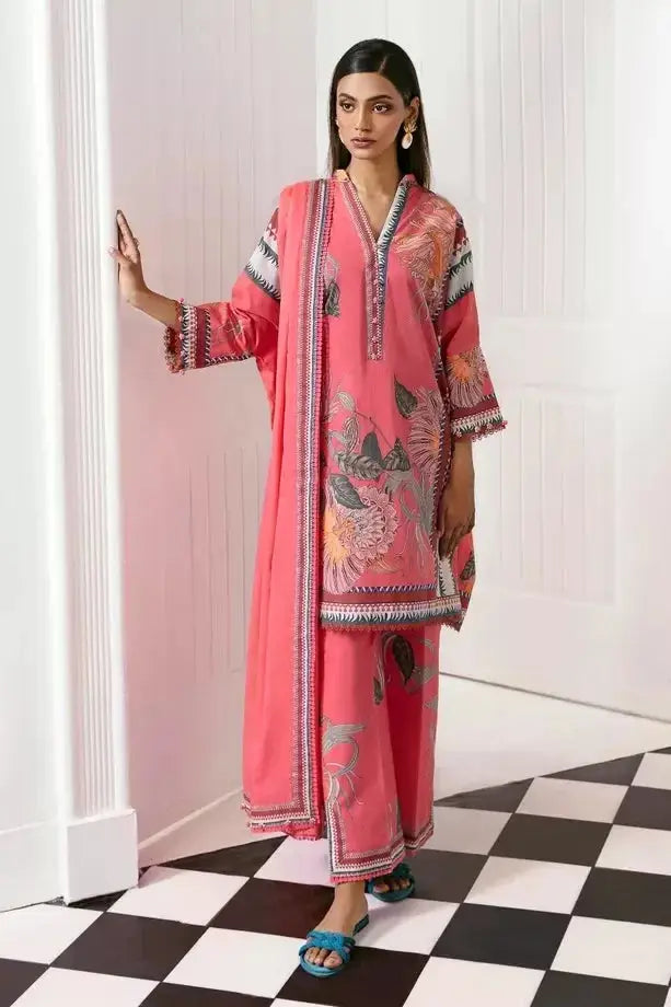 3 Piece Stitched Suit By Sana Safinaz Mahay - 11