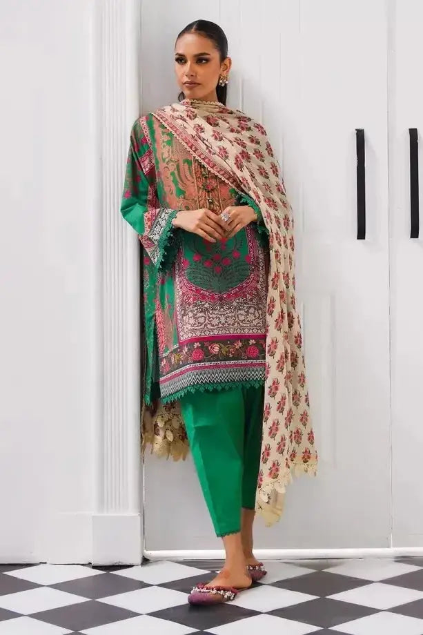 3 Piece Stitched Suit By Sana Safinaz Mahay - 29