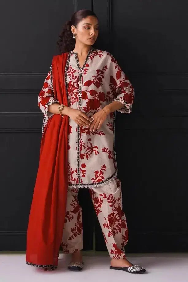 3 Piece Stitched Suit By Sana Safinaz Mahay - 50