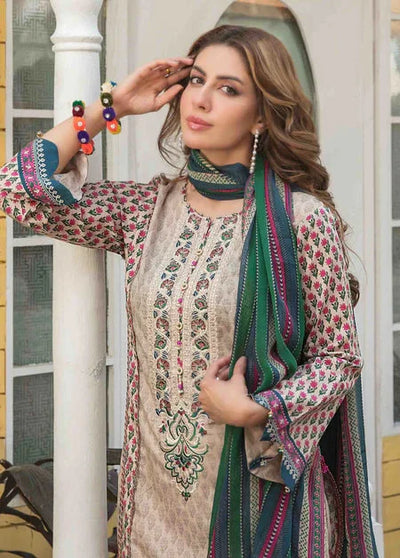 3Piece Stitched Suit By Tawakkal Tehzeeb- 07