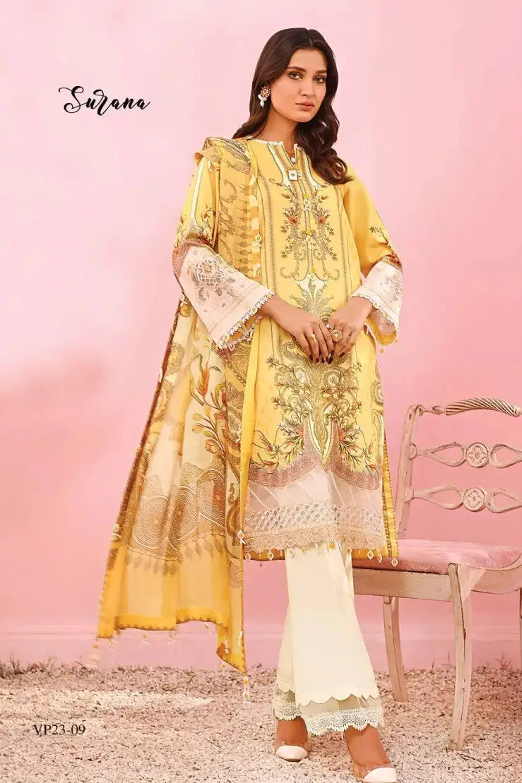 3Piece Stitched Suit By Viva Anaya - SURANA